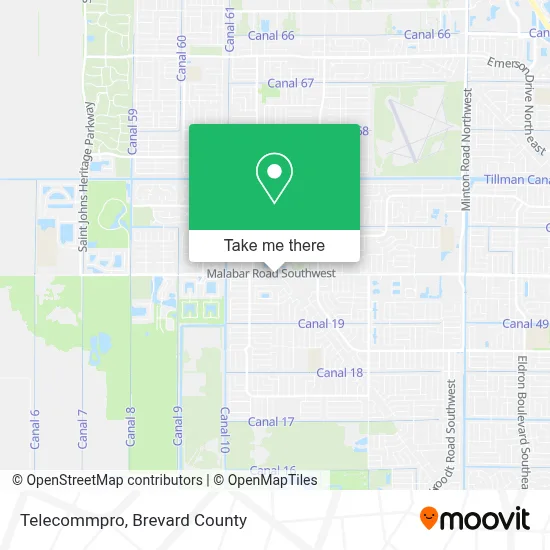 Telecommpro map