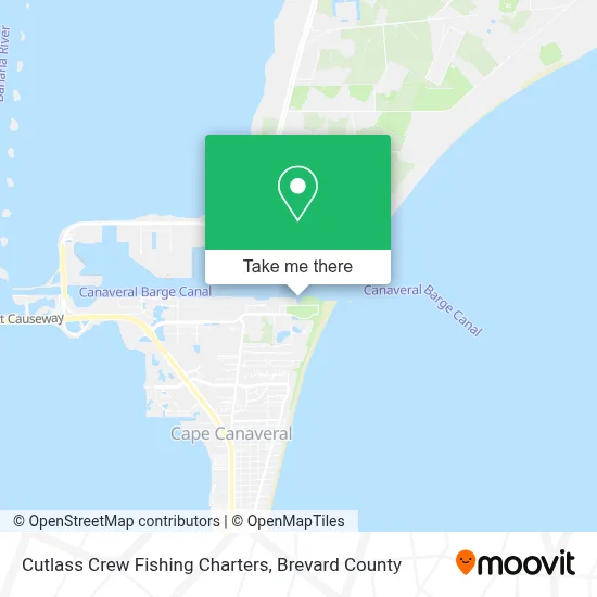 Cutlass Crew Fishing Charters map
