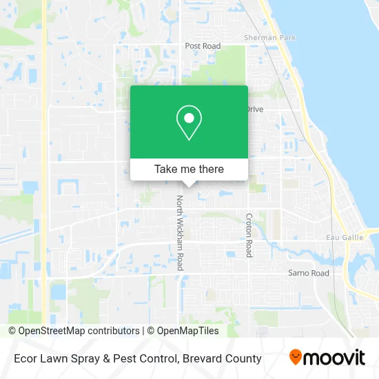 Ecor Lawn Spray & Pest Control map