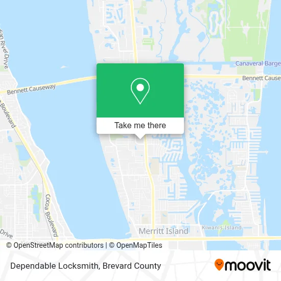 Dependable Locksmith map