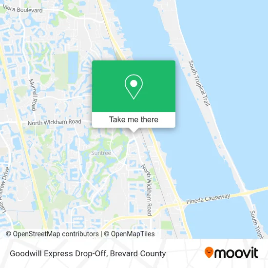 Goodwill Express Drop-Off map