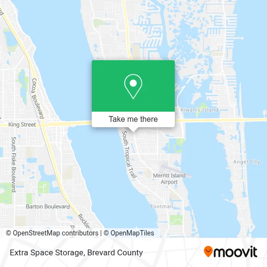 Extra Space Storage map