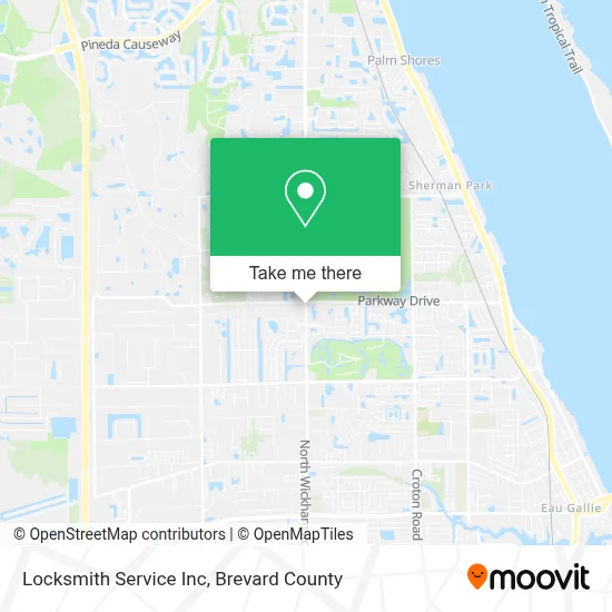 Locksmith Service Inc map
