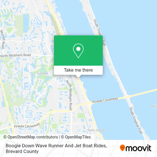 Boogie Down Wave Runner And Jet Boat Rides map