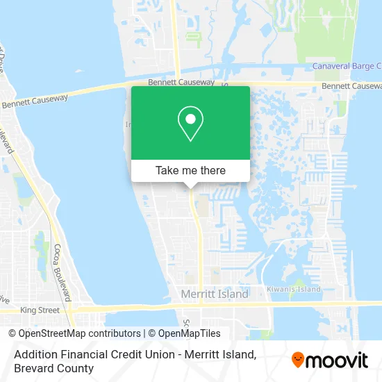 Addition Financial Credit Union - Merritt Island map