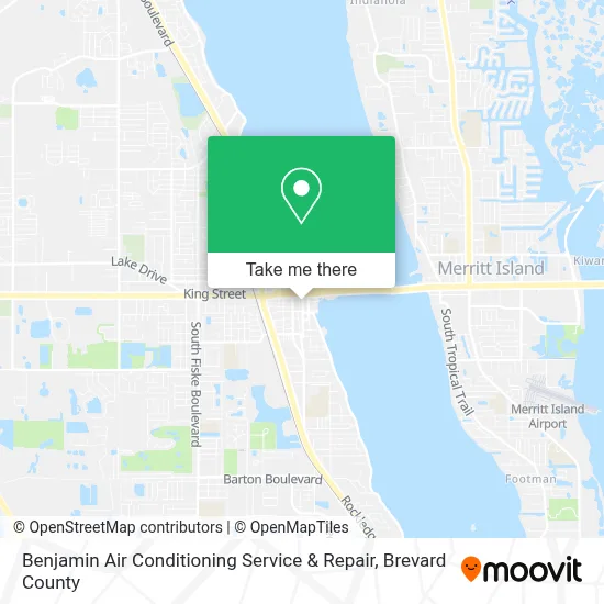 Benjamin Air Conditioning Service & Repair map
