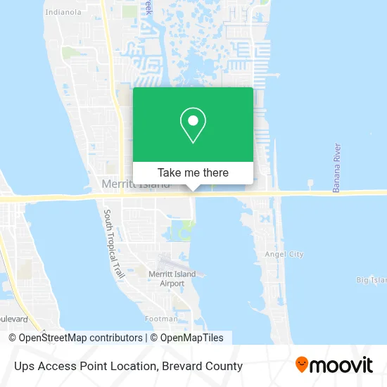 Ups Access Point Location map