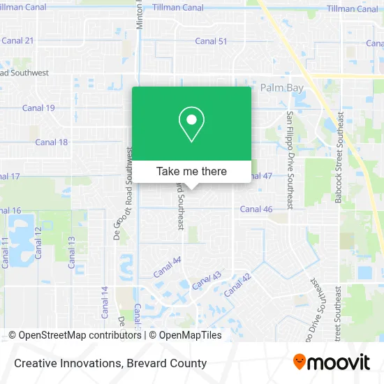 Creative Innovations map