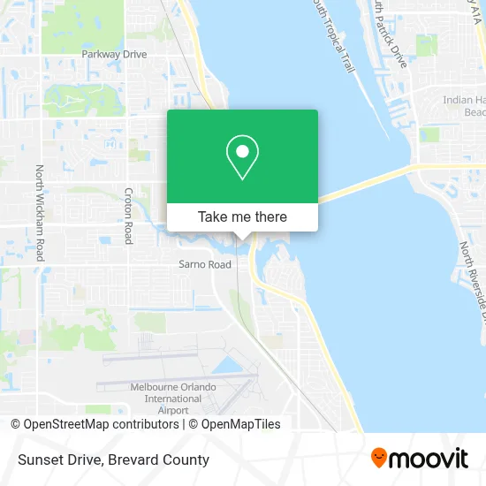Sunset Drive map