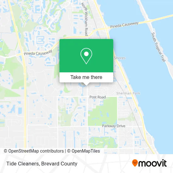 Tide Cleaners map