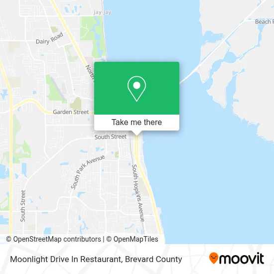 Moonlight Drive In Restaurant map