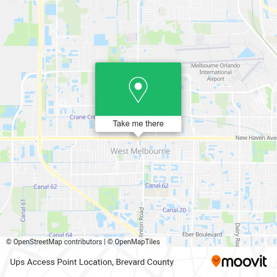 Ups Access Point Location map