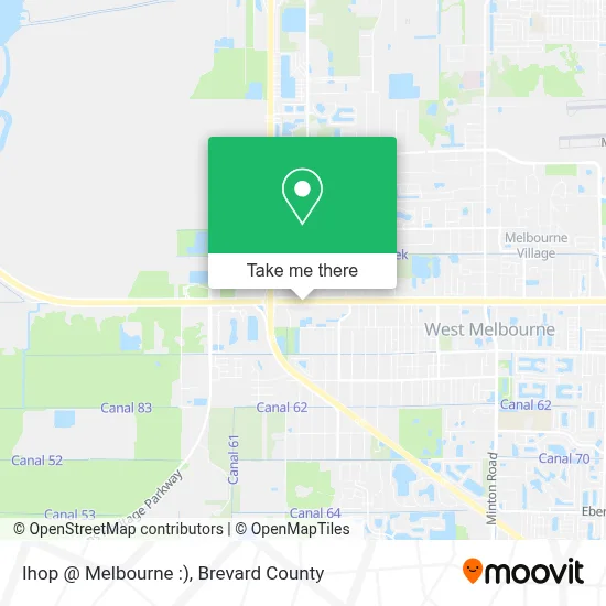 Ihop @ Melbourne :) map