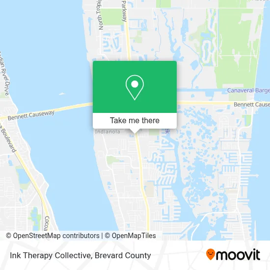 Ink Therapy Collective map