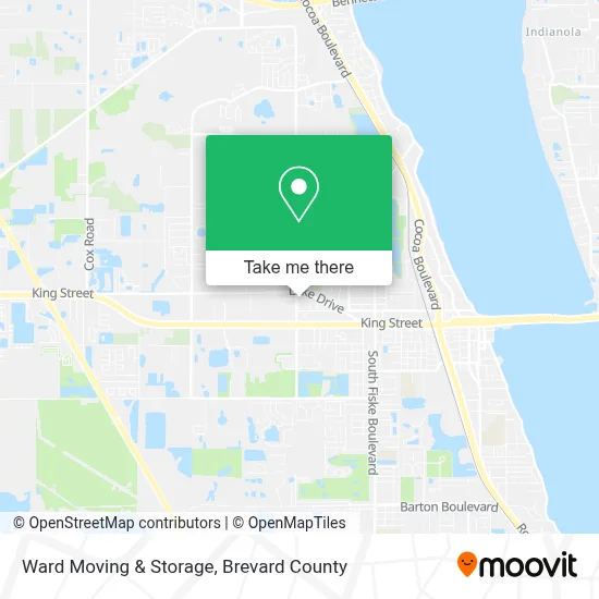 Ward Moving & Storage map