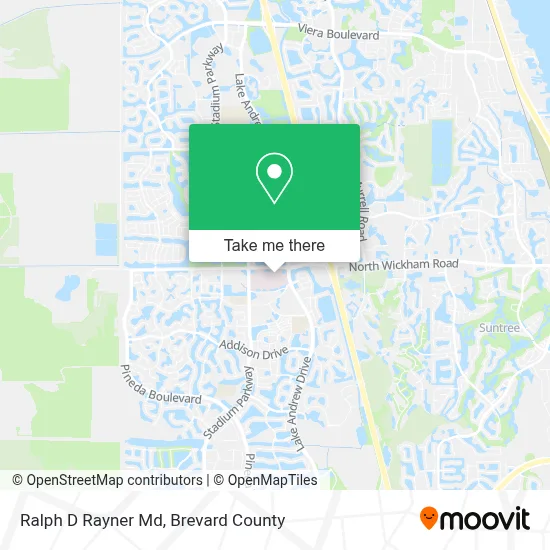 Ralph D Rayner Md map