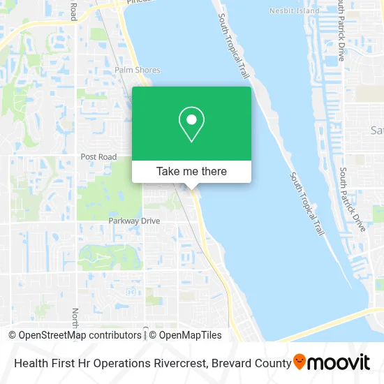 Health First Hr Operations Rivercrest map