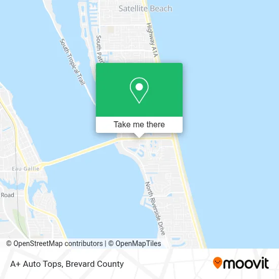 A+ Auto Tops map