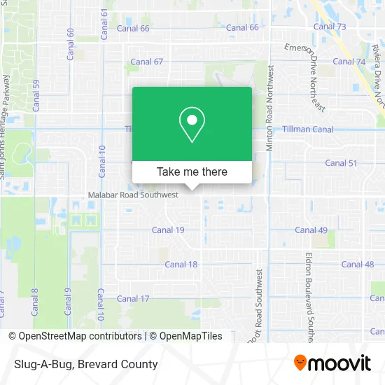Slug-A-Bug map