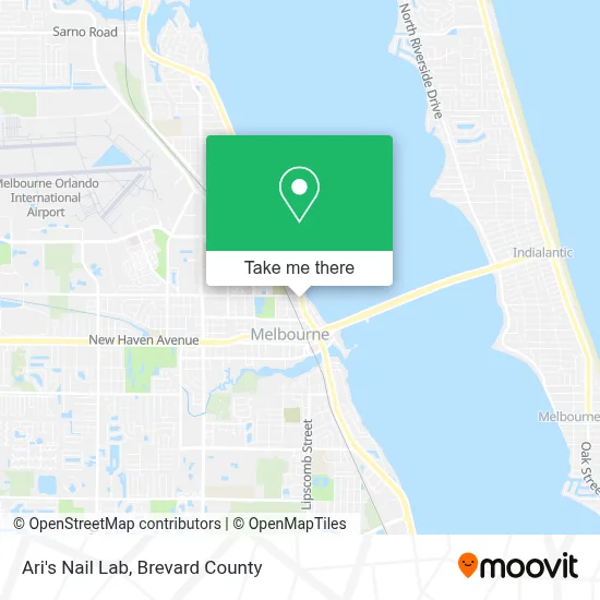 Ari's Nail Lab map