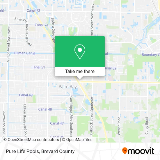 Pure Life Pools map