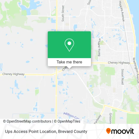 Ups Access Point Location map