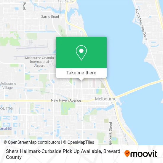 Shers Hallmark-Curbside Pick Up Available map