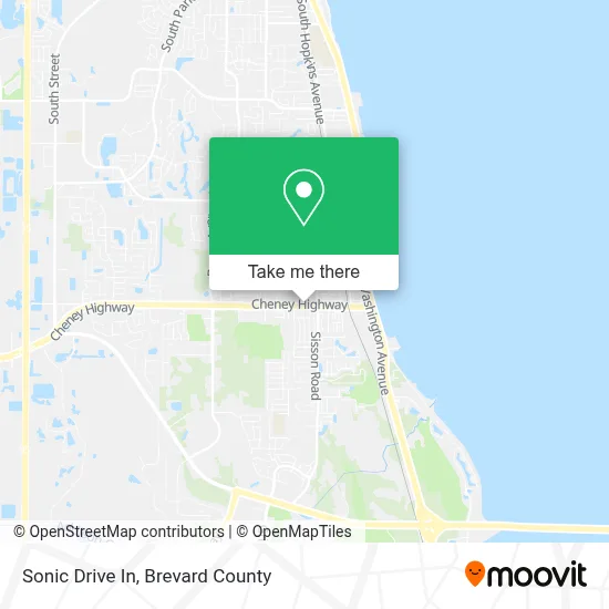Sonic Drive In map