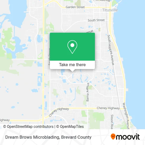 Dream Brows Microblading map