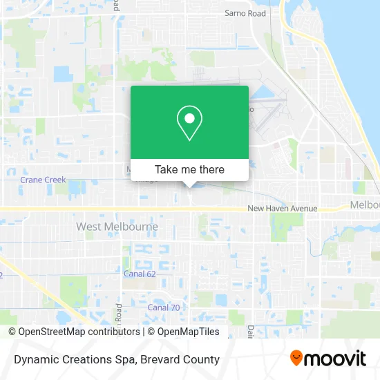 Dynamic Creations Spa map