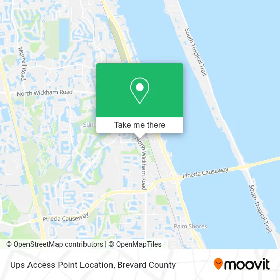 Ups Access Point Location map