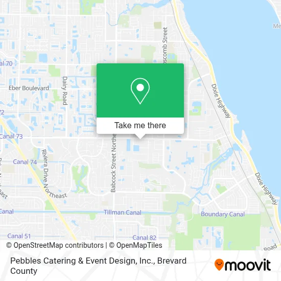 Pebbles Catering & Event Design, Inc. map