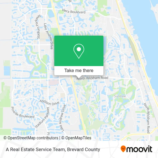 A Real Estate Service Team map