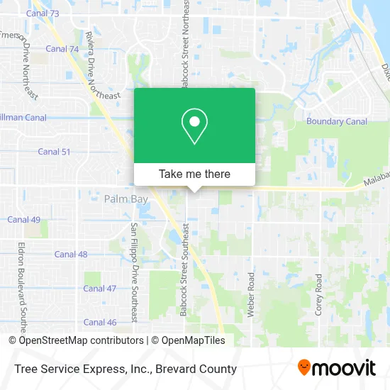 Tree Service Express, Inc. map