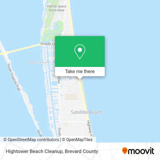 Hightower Beach Cleanup map