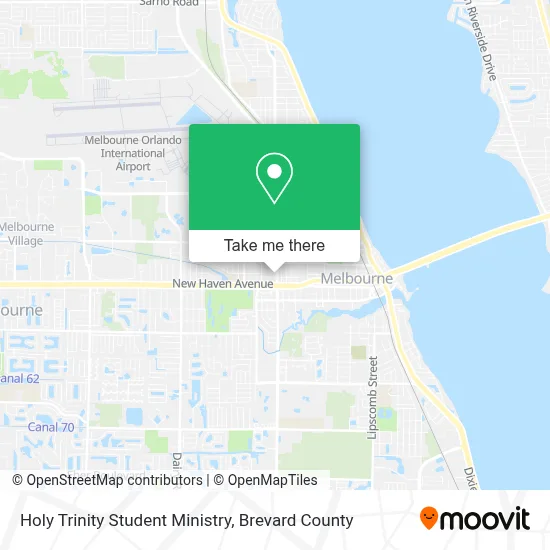 Holy Trinity Student Ministry map