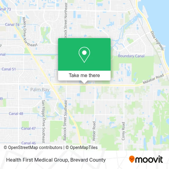 Health First Medical Group map