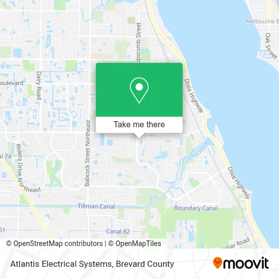 Atlantis Electrical Systems map
