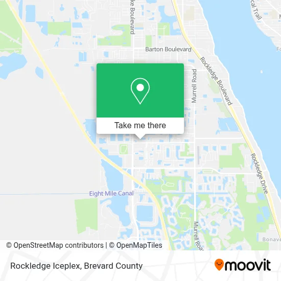 Rockledge Iceplex map