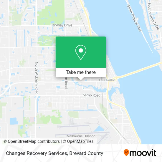 Changes Recovery Services map