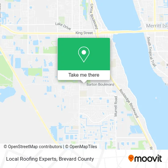 Local Roofing Experts map