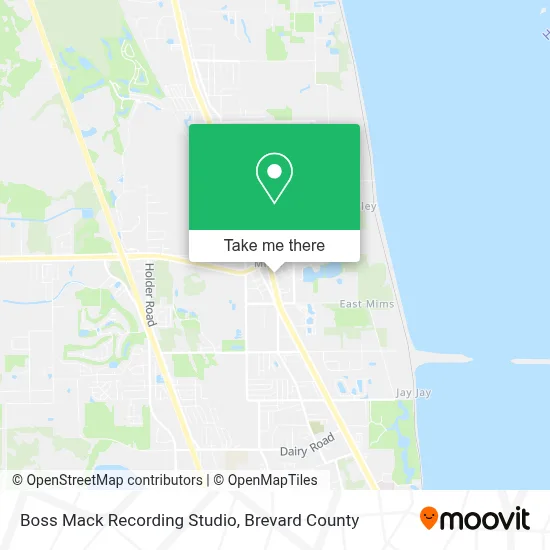 Boss Mack Recording Studio map