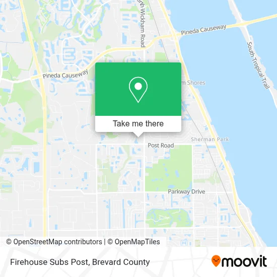 Firehouse Subs Post map