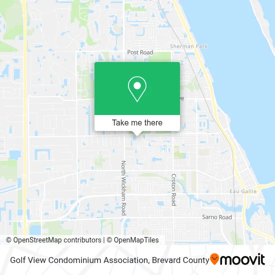 Golf View Condominium Association map