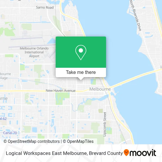 Logical Workspaces East Melbourne map