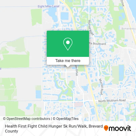 Health First Fight Child Hunger 5k Run / Walk map