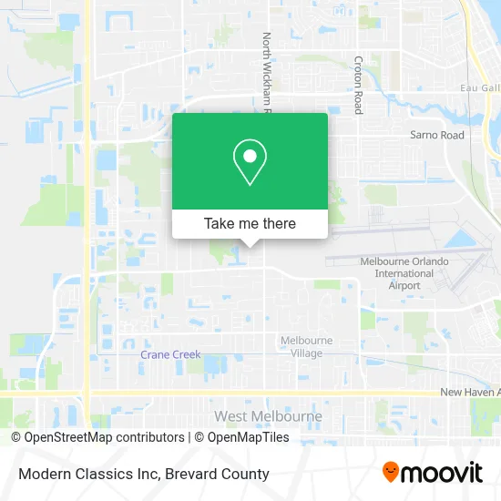 Modern Classics Inc map