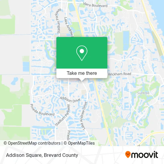 Addison Square map