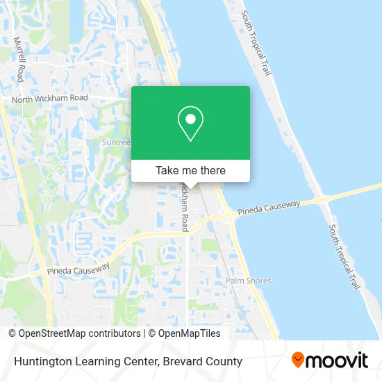 Huntington Learning Center map