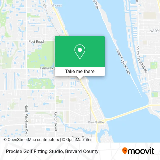 Precise Golf Fitting Studio map